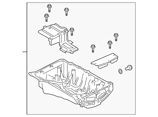 Oil Pan - Mazda (ZZDA-10-400A)
