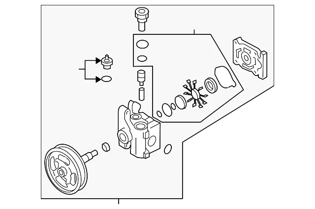 Pump Assembly - Mazda (GP9A-32-600A)
