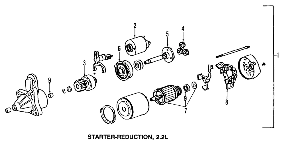 Starter - Mazda (F214-18-400R-00)