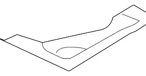 Cowl Bracket - Mazda (GK2A-54-5DX)