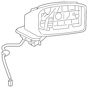 Body(L) Door Mirror - Mazda (TD2N-69-181A)