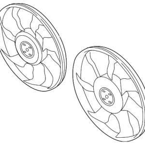 Fan Blade - Mazda (PE20-15-140)
