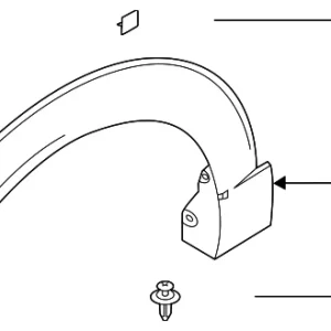 Wheel Opening Molding - Mazda (DGH9-51-W20)