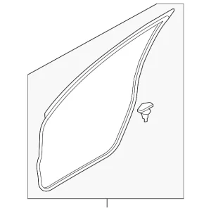 Door Weather-Strip - Mazda (DGH9-58-760)
