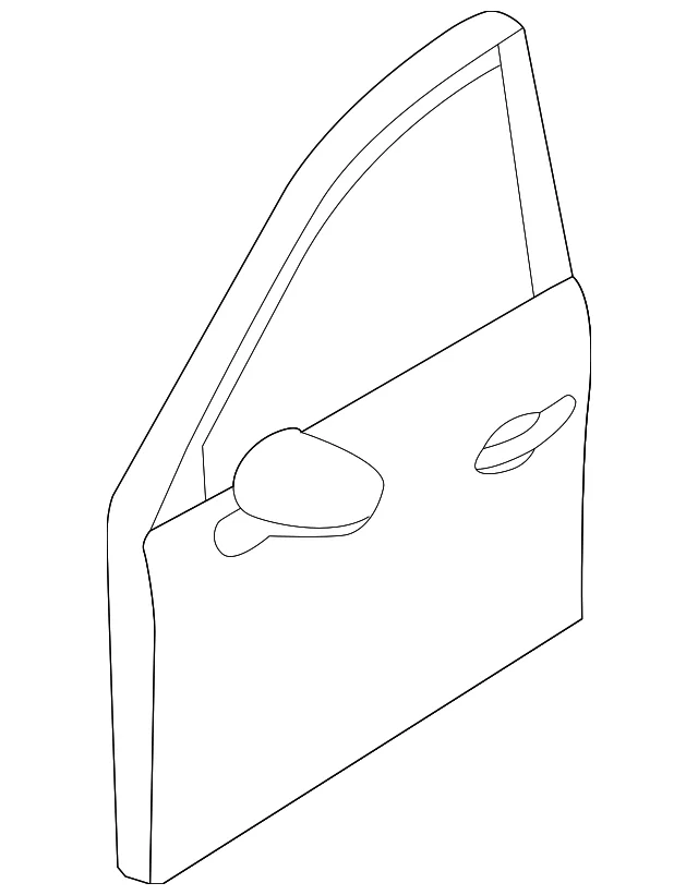 Door Shell - Mazda (KDY3-58-02XK)