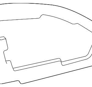 Backup Lamp Gasket - Mazda (BBM4-51-3H8C)
