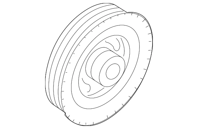 Crankshaft Pulley - Mazda (ZJ38-11-400)