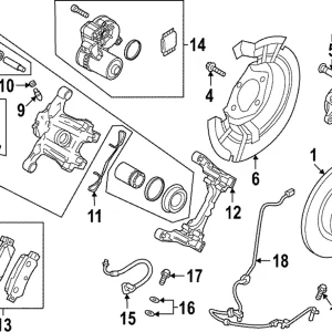 Brake Hose - Mazda (DFR5-43-810)