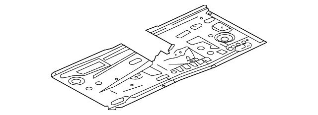 Front Floor Pan - Mazda (G48F-53-602)