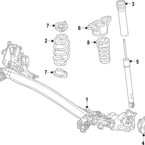 Rear Hub & Bearing - Mazda (VA41-26-15X)