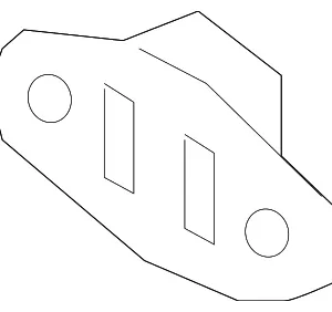 Dovetail Latch - Mazda (TD11-62-671D)