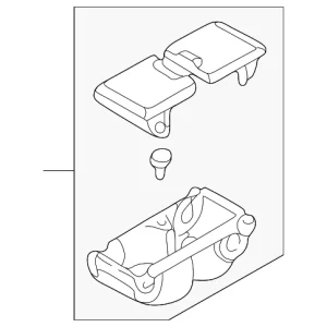 Cup Holder - Mazda (TC86-64-39X-80)