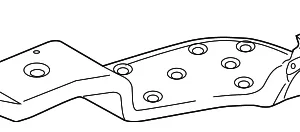 Rear Duct - Mazda (C235-61-273)