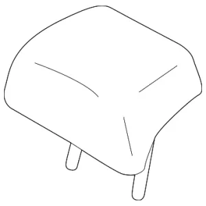 Headrest, Center - Mazda (BHP1-88-340-02)