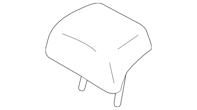 Headrest, Center - Mazda (BHP1-88-340-34)