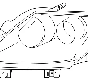 Composite Headlamp - Mazda (EG21-51-0K0J)