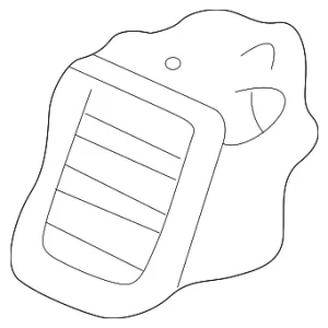 Vent Grille - Mazda (LC62-64-830A-00)