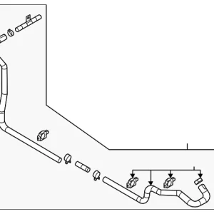 Water Hose Assembly - Mazda (PX28-15-7KX)