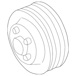 Pulley - Mazda (ZZM4-15-131)
