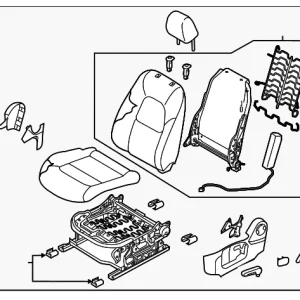 Seat Assembly - Mazda (KB7W-57-150A-2A)