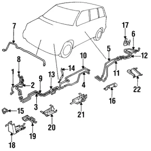 Suction Pipe - Mazda (LA05-61-834B)