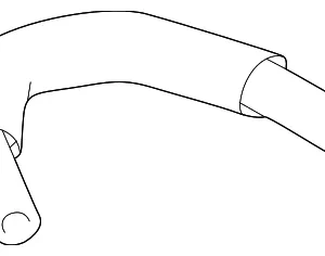 Reservoir Hose - Mazda (BDMC-43-835)