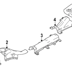 Exhaust Heat Shield - Mazda (KBB3-56-454)