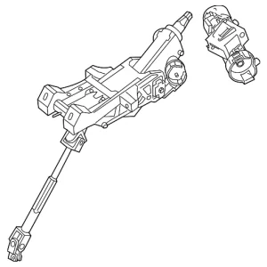Steering Column - Mazda (BAH7-32-AM0A)