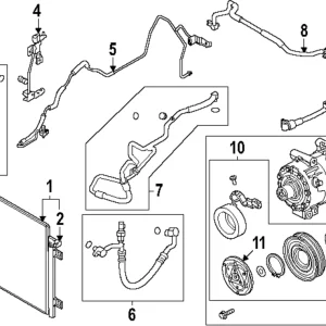 Compressor - Mazda (KMW7-61-450)