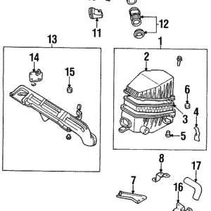 Hose - Mazda (K801-13-207A)