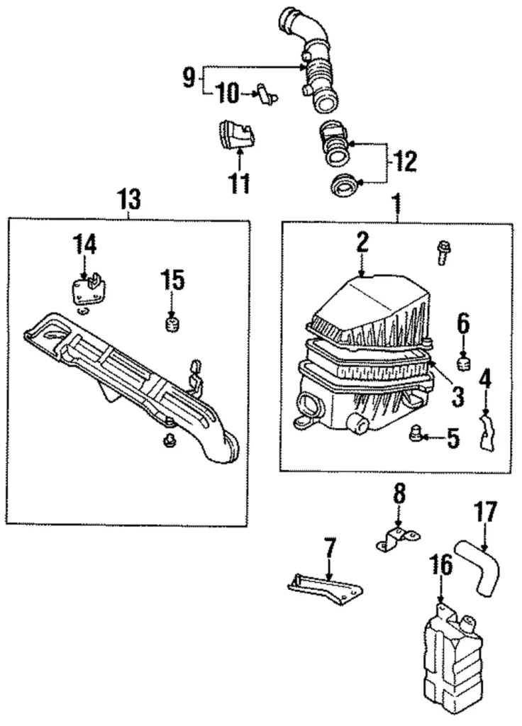 Hose - Mazda (K801-13-207A)