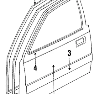 Belt Molding - Mazda (UE57-50-650)