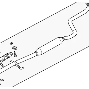 Resonator & Pipe - Mazda (ZM01-40-300C)