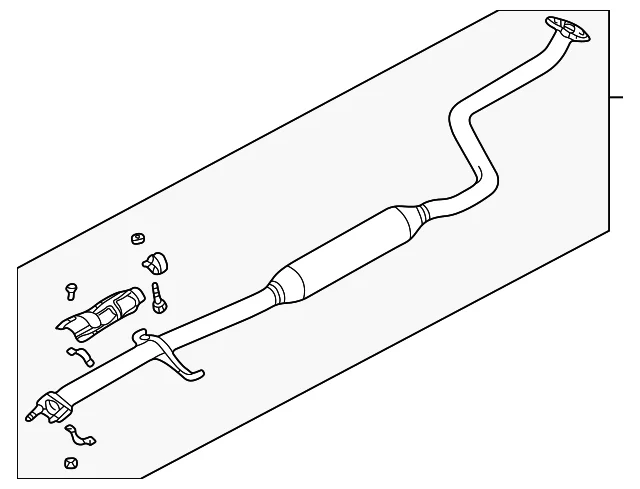 Resonator & Pipe - Mazda (ZM01-40-300C)