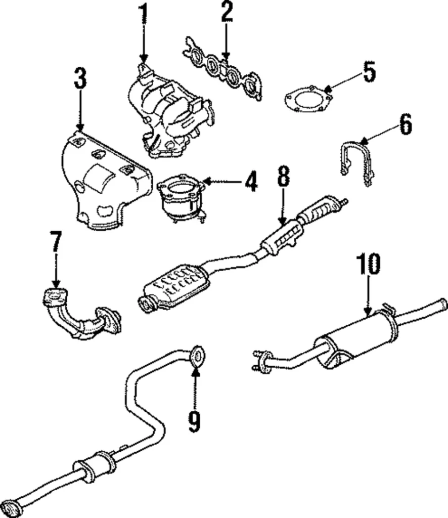 Manifold Insulator - Mazda (B6CK-13-390D)