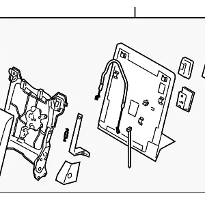 Seat Back Assembly - Mazda (CE51-88-330D-02)