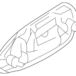 Handle, Outside - Mazda (GD1E-72-410-NN)
