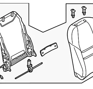 Seat Back Assembly - Mazda (TS71-88-130-39)