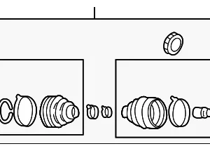 Axle Assembly - Mazda (GR05-25-50XR-MF)