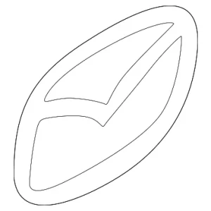 Emblem - Mazda (KMV6-51-731)