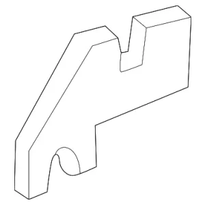 Pillar Molding Clip - Mazda (T001-50-H24B)