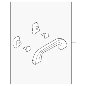 Grip Handle - Mazda (D350-69-470A-75)