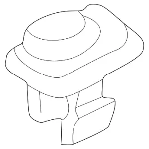 Rocker Molding Clip - Mazda (C001-51-PR6)