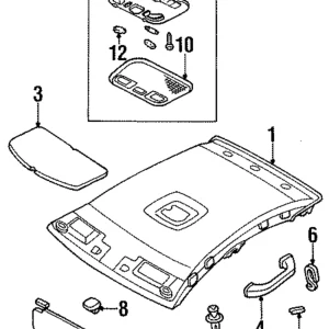 Overhead Lamp - Mazda (B01B-51-310F-06)