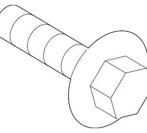 Stay Bolt - Mazda (9YA4-2A-607A)