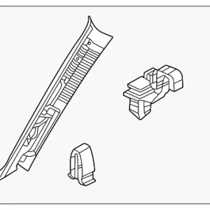 Windshield Pillar Trim - Mazda (DGH9-68-160-75)