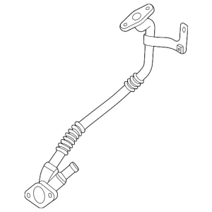 Oil Outlet Tube - Mazda (SH01-14-2K0)