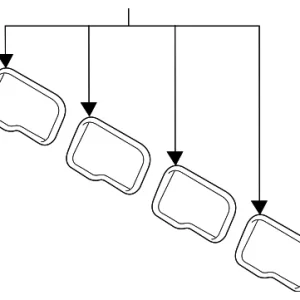 Intake Manifold Mount Gasket - Mazda (PY01-13-111)