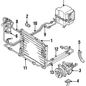 Suction Hose - Mazda (UB39-61-462)
