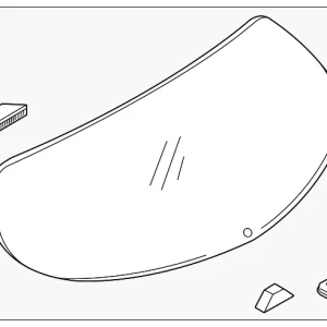 Lift Gate Glass - Mazda (VA54-63-930)